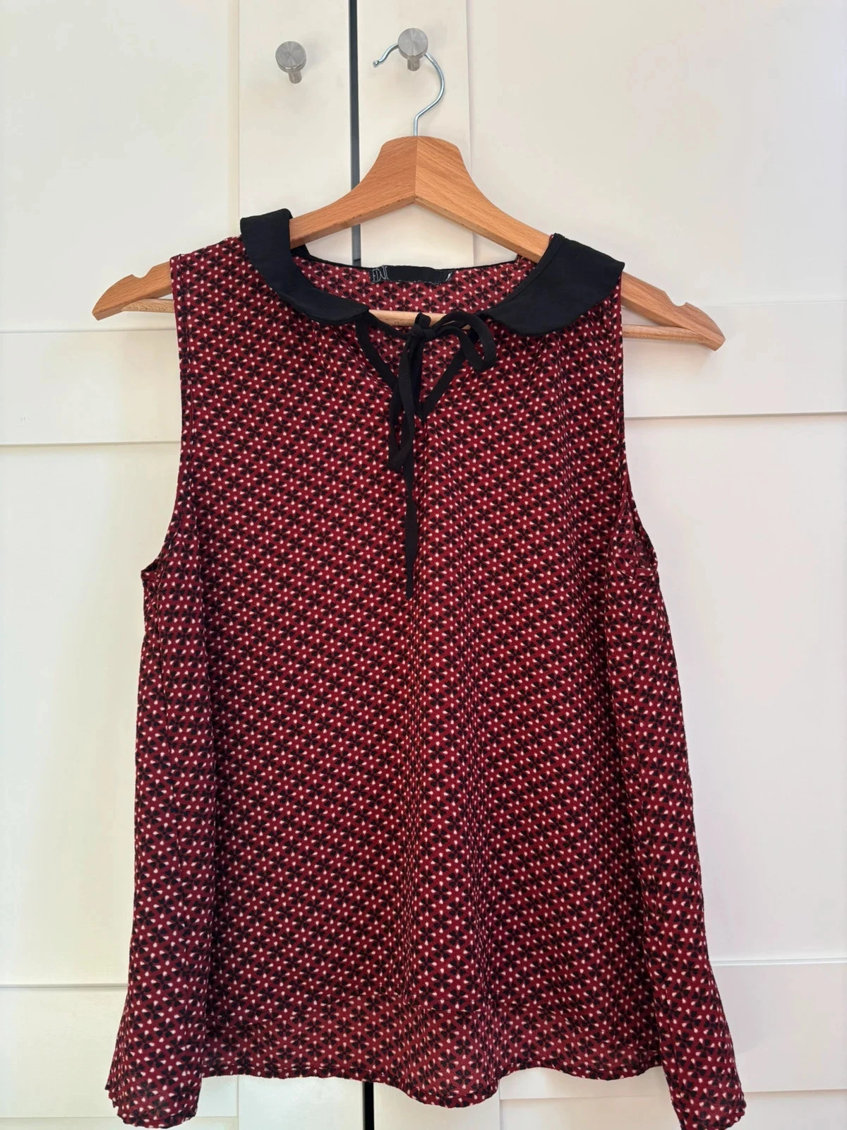 débardeur rouge bordeaux edji taille M